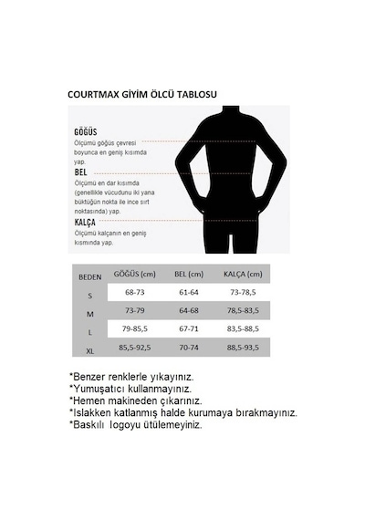 Courtmax Graffiti Desen Tenis Eteği