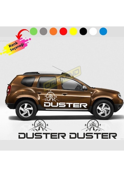 Dacia Duster Pusula Off Road Oto Sticker Set