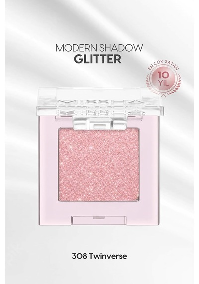 Kalıcı, Topaklanma Yapmayan, Simli Tekli Far Modern Shadow Glitter 308 Twinverse 308 Twinverse Diğer