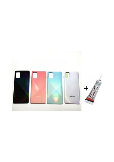 Samsung A51 A515 Arka Batarya Pil Kapağı Siyah B7