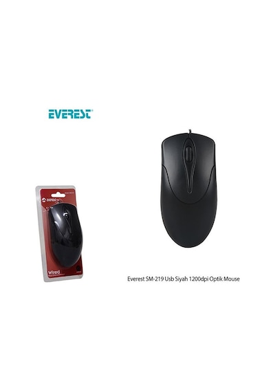 Everest SM-219 Kablolu Optik Mouse