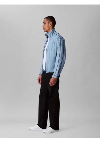 Calvin Klein Ls Crınkle Stand Collar Track Ja Mavi Erkek Ceket