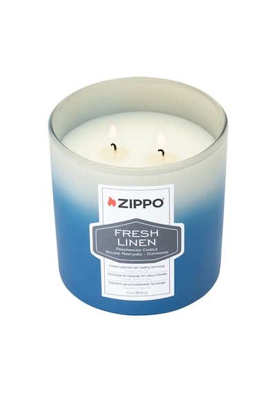 Zippo Odor-masking Candle - Koku Giderici Mum Fresh Linen Mavi