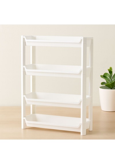 4 Katlı Sepet Organizer Raf Düzenleyici 465x145x690 Mm Çok Renkli