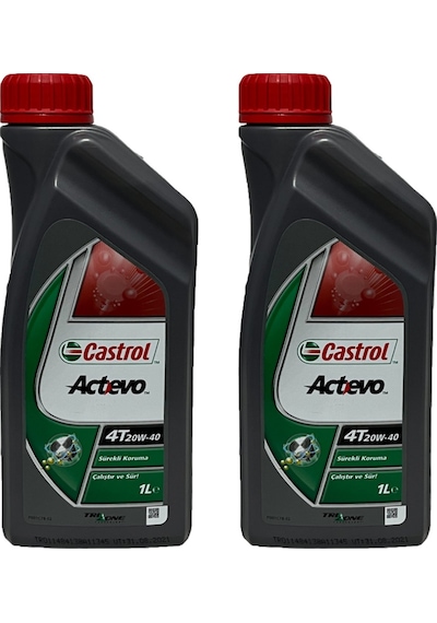 Castrol Actevo 20W-40 4T Motor Yağı 2 x 1 L