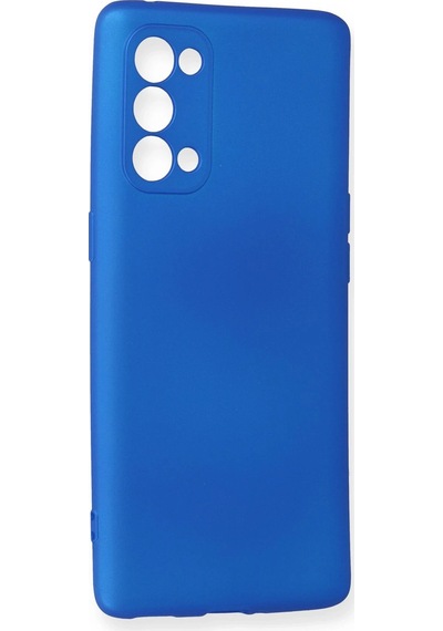 Newface - 982 - Oppo Reno 5 Pro Kılıf First Silikon - Ece-umay - - Mavi