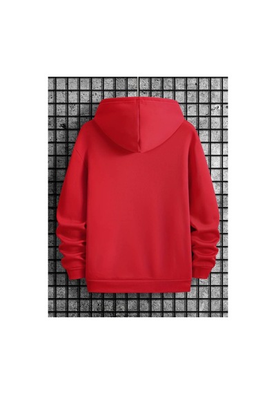 Medinenur New York City Kapüşonlu Sweatshırt Kırmızı
