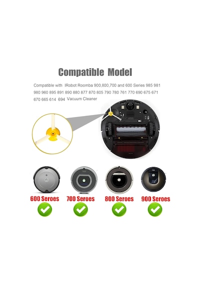 Detetap Irobot Roomba 900,800,700 Ve 600 Serisi 960 980 985 860 870 877 880 890 891 895 805 761 770 780 790 614 650 6iç Genel