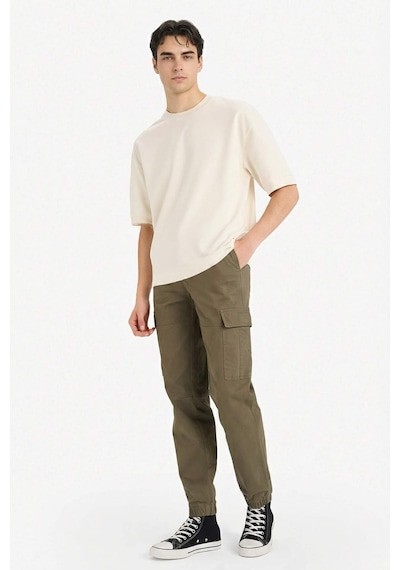 Defacto Regular Jogger Kargo Cepli Gabardin Pantolon C9163ax26spkh361 Haki-kh361