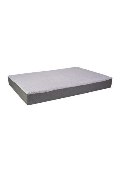 Pet Comfort Lima Ortopedik Köpek Yatağı Gri Peluş L 110x75x12cm