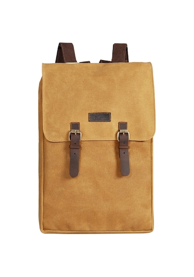 Gillario Design 02 15.6 Inch Hardal Kanvas Laptop Sırt Çantası