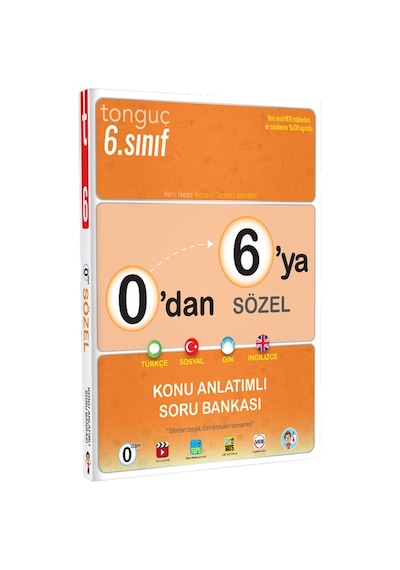 Tonguç 6. Sınıf 0 Dan 6 Ya Konu Anlatımlı Soru Bankası Seti