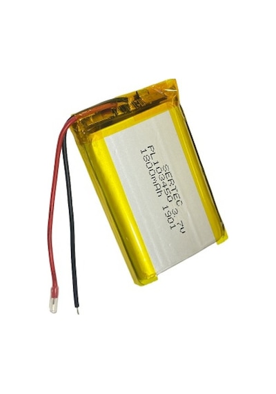 Sertec 103450 3.7V 1800 MAh Li-Polymer Pil (Devreli/1.5A)