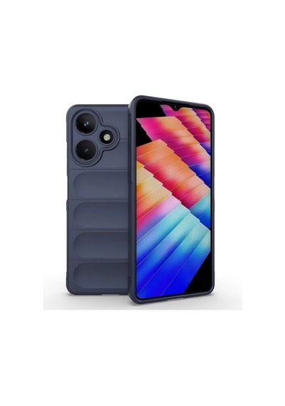 İnfinix Hot 30 Kılıf Esnek Tpu Oyuklu Arka Yüzey Tasarımlı Zore Etnik Silikon Kapak Çok Renkli