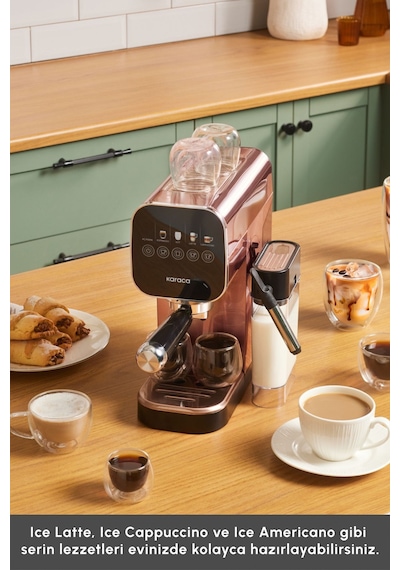 Karaca Mycaffee Barista S20 Entegre Süt Hazneli Otomatik Espresso Ve Latte Makinesi