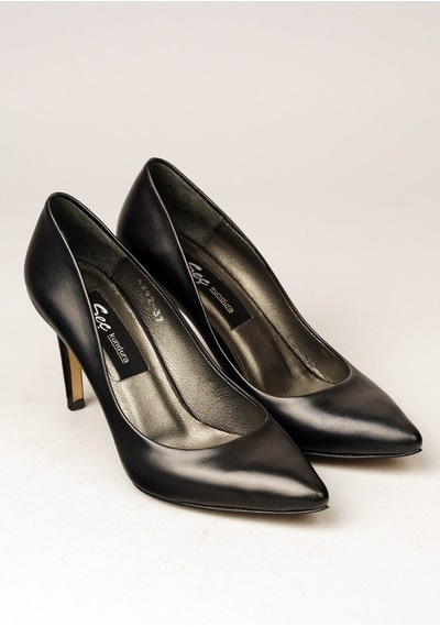 Seç Kundura 4292 Hakiki Deri Stiletto 9Cm Siyah