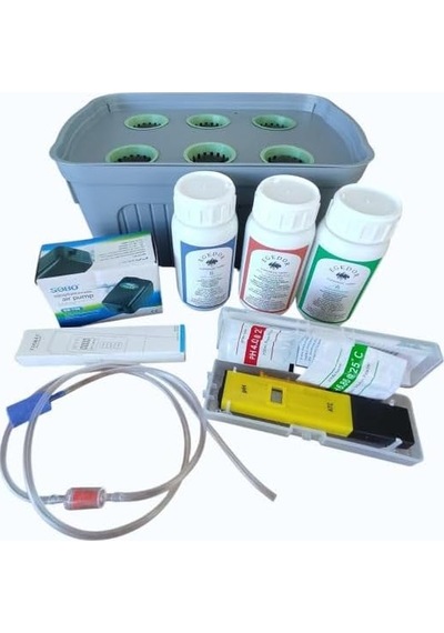 8lt Topraksız Tarım Hidroponik Box Saksı Yetiştirme Seti Small Başlangıç Seti Sadece Yetiştirme Sistemi Diğer