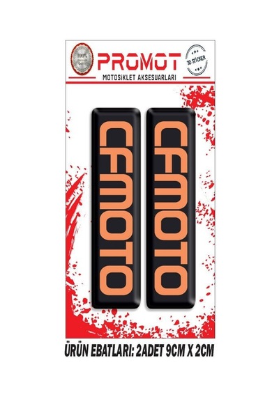 Cf Moto Tasarımlı Ön Maşa Damla Sticker 05 Diğer
