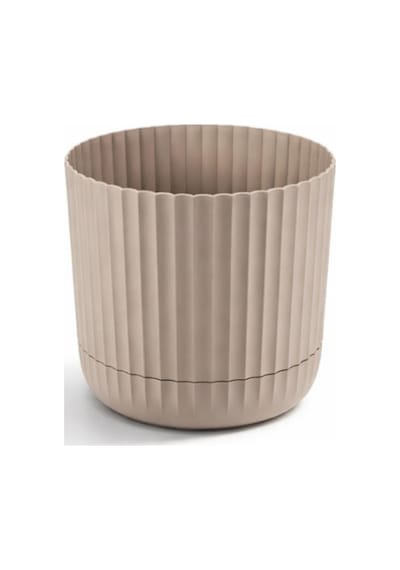 Omnipazar Krs-261 Zeraf Dekoratif Tabaklı Saksı Takımı 1.3 Litre No:1 Bej