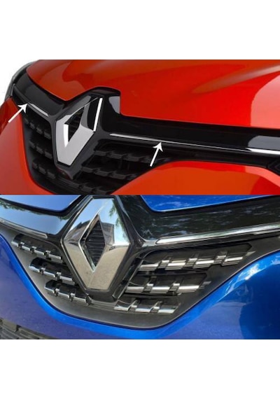 Renault Clio 5 Hb Krom Ön Panjur ve Izgarası Set 8 Prç. 2020 ve
