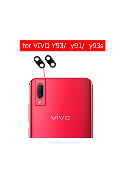 Vivo Uyumlu U1 Arka Kamera Camı Lensi (Çıtasız Sadece Cam)