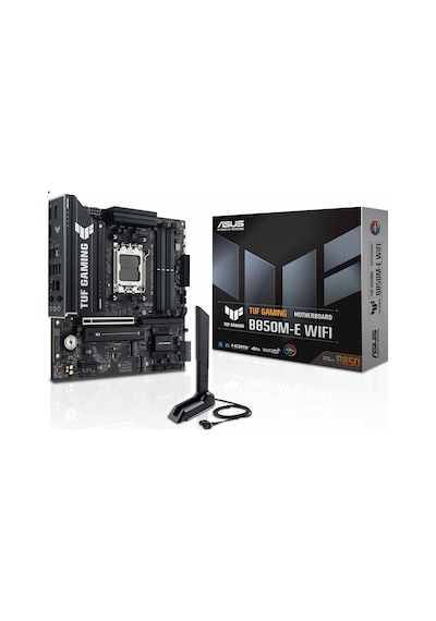 Asus Tuf Gaming B850m-e Wifi Ddr5 8000mhz Oc M.2 Hdmı/dp/usb-c Pcıe 5.0 Am5 Matx Anakart