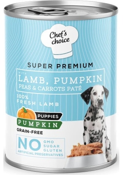 Chef's Choice Tahılsız Kuzulu ve Bal Kabaklı Yavru Köpek Konservesi 400 G