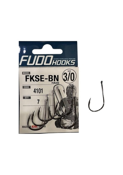 Fudo 4101 No:3/0 Fukase Black Nikel Olta İğnesi 7 Adet