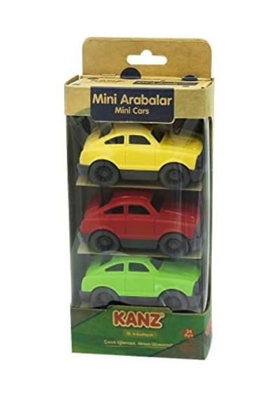 Let's Be Child Minik Arabalar 3'lü Açık Bej