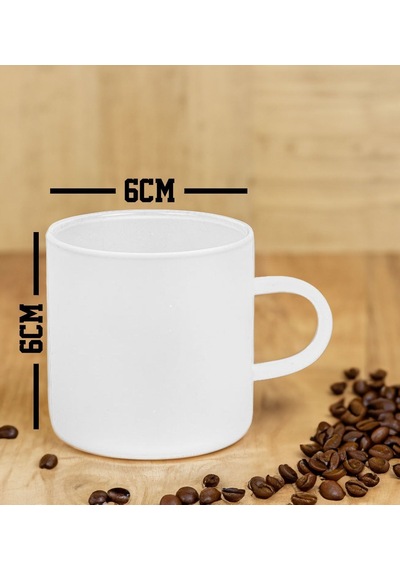 Bk Gift Kişiye Özel İsimli Çiçek Tasarımlı Buzlu Cam Türk Kahvesi Fincanı-5, Sevgiliye Hediye, Arkadaşa Hediye, Anneye Hediye, Ofis Hediyesi Sarı