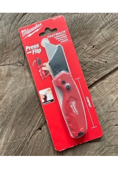 Milwaukee Pro Metal Katlanır Maket Bıçağı Fastback Compact 16cm