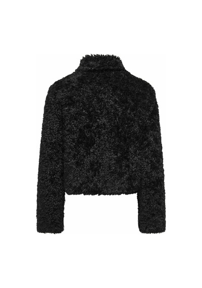Only Kadin Siyah Onlginny Short Teddy Jacket Otw Ceket 15352795-black