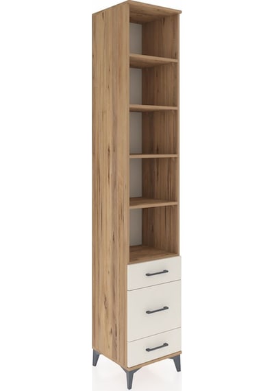 Hyperion Dolap 5 Raflı 3 Çekmeceli 44x44x243 Çam-aytaşı Çam