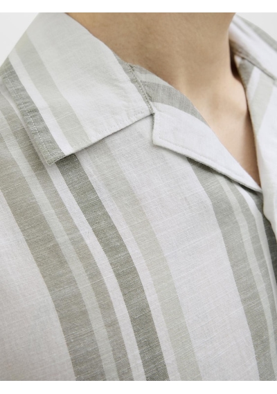 Jack & Jones Erkek Keten Karışımlı Gömlek - Summer - 12274913 Vetiver Jack & Jones Erkek Keten Karışımlı Gömlek - Summer - 12274913 Vetiver