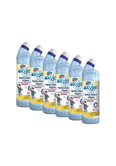 Bingo Oksijen Çamaşır Suyu 750 Ml Hasas Hijyen Ekonomi Paketi 6'l Diğer
