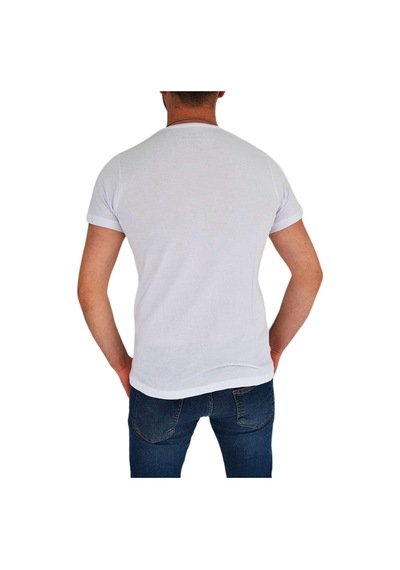 Erkek Sıfır Yaka Tişört T-383 Bgl-St01826
