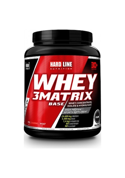 Hardline Nutrition Whey 3 Matrix Base Protein Tozu Sade 908 Gr