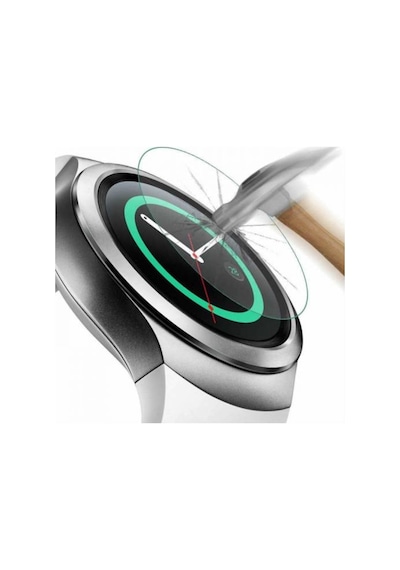 Samsung Uyumlu Gear S3 Frontier & Classic Kırılmaz Cam Ekran Koruyucu