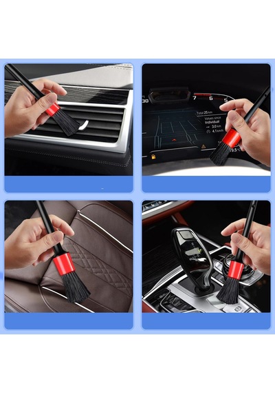 Zhltools Araç Detay Temizlik Fırça Seti 5 Parça Zt164