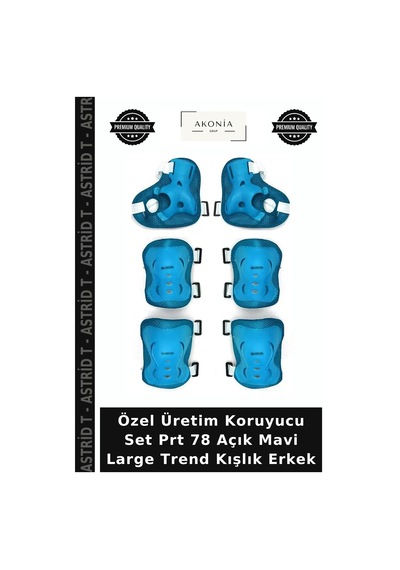Özel Üretim Koruyucu Set Prt 78 Açık Mavi Large Trend Kışlık Erkek