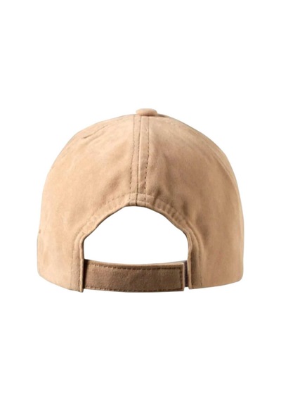 Uniquetrenders Unisex Vegan Süet Şapka Bej
