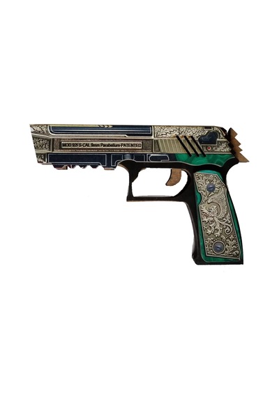 Ahşap Cs-Go P250 Tabanca Oyuncak Set
