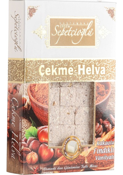 Erdem Sepetçioğlu Kakaolu Fındıklı Vanilyanlı Çekme Helva 280 G