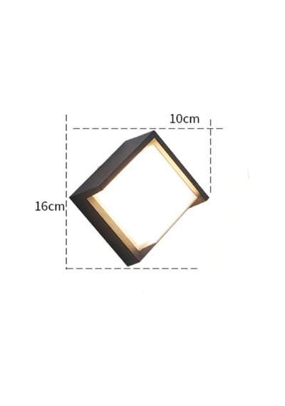Ekim Aydınlatma 15w Riga Led Aplik Kare Kasa Günışığı Beyaz