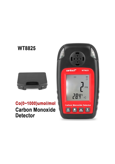 Wintact Wt8825 Karbon Monoksit Gaz Test Cihazı Dijital Dedektör