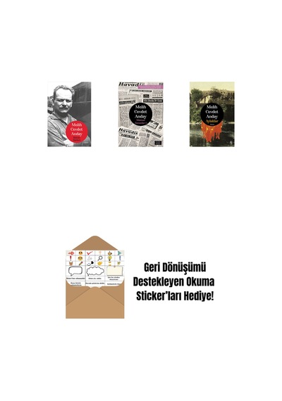 Melih Cevdet Anday - Bütün Şiirleri + Müstear Zamanlar - 1 + Aylaklar Ciltli + Okuma Sticker'ları