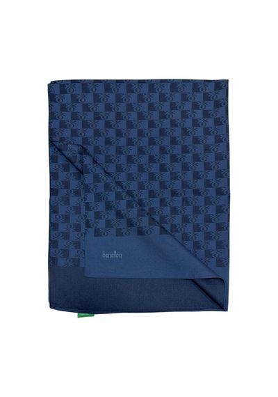 Benetton Elegante Şal - Tre - Lacivert