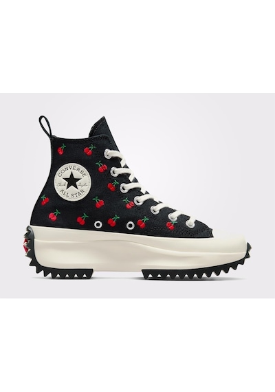 Converse Run Star Hike Platform Cherries Kadın Sneaker-siyah Siyah Converse Run Star Hike Platform Cherries Kadın Sneaker-siyah Siyah