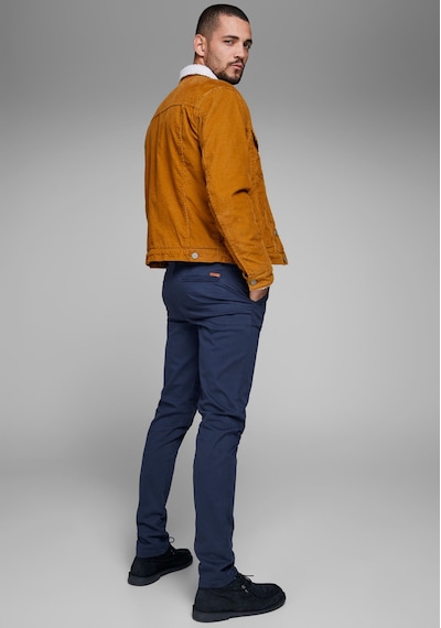 Jack & Jones Erkek Marco Bowie Chino Pantolon 12150148 Navy Blazer Lacivert