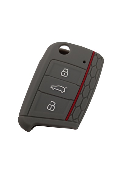 Polo 6 Golf 7 Seat Skoda Octavia A7 Uyumlu Mqb Silikon Anahtar Kumanda Kılıfı Gri